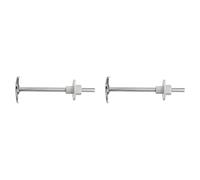Ram - Fixation Lavabo Réglable Paroi Creuse, 8mm x 140mm (Lot de 2)