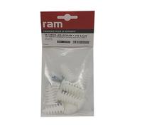 RAM - Fixation pour isolant - 10 chevilles Ø24 x 40 mm ISO avec 10 vis agglo 4,5 x 35 mm -