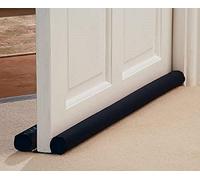 RAM ONLINE Boudin de porte double face, ruban auto-adhésif, isolant en mousse, joint en mousse, s'adapte au bas de la porte, sous la porte, bouchon de porte, 90 cm de long, blanc, taille unique, 89