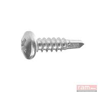 Ram - Vis Autoperçeuses Tête Ronde, 4.8mm x 19mm, Gris, Boîte de 200