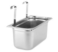 Ramasse Couverts Inox GN 1/3 pour Chariot de Service - Pujadas - Acier inoxydable x150mm
