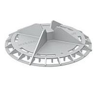 Geberit attrape-feuilles en fonte d'aluminium 359067001 pour entrée d'eau de toit Pluvia