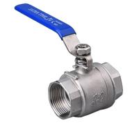 RAMBEX Vanne À Boisseau Sphérique Mâle À Femelle en Acier Inoxydable 304, 1/4" 3/8" 1/2" 3/4" 1" 1-1/4" 1-1/2" 2" Interrupteur De Vanne De Conduite d'eau en Deux Pièces, 1 Pièce(3/8")