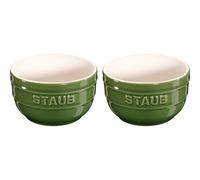 Ramequin 9 cm, set de 2, vert, céramique, Staub