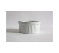 Ramequin en Grès émaillé blanc 10 cm