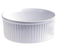 Ramequin en porcelaine blanche ø 10.5 cm x 5 cm (Haut)