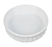 Ramequin pour crème brulé en terre cuite - blanc - diamètre 12cm hauteur 3.5cm