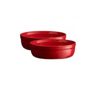Ramequins pour Crème Brûlée - EMILE HENRY - Grand Cru Rouge - Set de 2 - Compatible lave-vaisselle - 249 g
