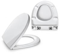 RAMM Abattant WC compatible avec Allia Paris Exclusive, Duroplast antibactérien, fermeture douce Soft Close