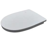 Ramm Siège de toilette compatible avec Geberit Acanto, abattant de WC en Duroplast antibactérien, couvercle de toilette avec système d'abaissement automatique Soft Close