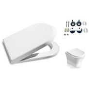 Ramm Siège WC compatible avec Roca Nexo (Soft Close) - Blanc