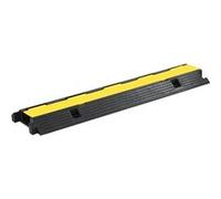 vidaXL Rampe de Protection de Câble 1 Canal Caoutchouc 100 cm Signalisation