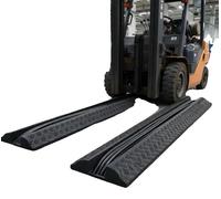 Rampe de protection pour câbles, grande capacité de charge, construction en caoutchouc durable, couleur noire