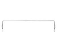 Rampe de sécurité pour escaliers pliants, en bois, couleur argent, 685 mm