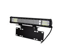 rampe d'éclairage à LED 288W de 20 pouces, à trois rangées, étanche IP67, support pour éclairage