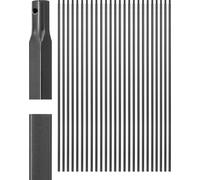 Rampe d'escalier VEVOR, lot de 31, rampe d'escalier robuste en acier au carbone de 44 pouces, rampe métallique carrée de 0,5 pouce pour usage intérieur, rampe creuse résistante à la corrosion avec tro