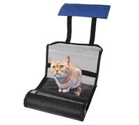 Rampe d'évasion - Échelle d'évacuation de 27,9 cm, rampe de sauvetage robuste pour animaux, pliable et variable en tissu Oxford pour grenouille | Protection multifonction en maille bleue, rampe