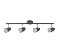 Rabalux Karen plafonnier 4x4 W noir-chrome 6515