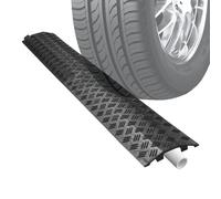 Rampes de protection pour câbles Rampe de sol de câble d'extension | Couverture pour lignes électriques de passerelle pour entrée trottoir, garage, jardin, bureau, hôtel, route, couloir
