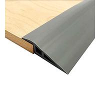Rampes de seuil en PVC,Barre de Seuil,Réducteurs de Seuil,Bandes de Transition au Sol Autocollantes,Profil de Compensation de Réglage en Hauteur Rattrapage Niveau,Rail de Transition,100cm×1.5cm