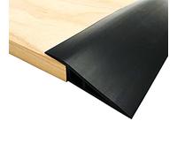 Rampes de seuil en PVC,Barre de Seuil,Réducteurs de Seuil,Bandes de Transition au Sol Autocollantes,Profil de Compensation de Réglage en Hauteur Rattrapage Niveau,Rail de Transition,100cm×1cm