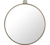 Gubi Miroir mural Randaccio rond Ø70 cm Laiton antique