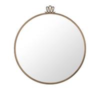 GUBI Miroir mural Randaccio Ø60 cm Laiton antique Moyen