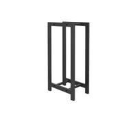 Range bois en fer - Noir - L 37,8 x P 23,2 x H 77 cm