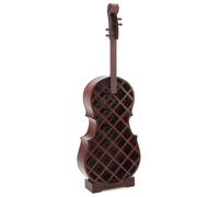 Range-Bouteilles à Vin 25 Porte Casiers au design Violoncelle Rangement en Bois