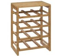Range-bouteilles, etagere à bouteilles en bambou coloris naturel - Longueur 35 x Profondeur 24 x Hauteur 47 cm-PEGANE- Naturel G