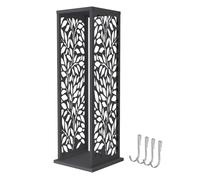 Range-bûche vertical pour cheminée - ML-Design - anthracite mat - en acier galvanisé 4 crochets