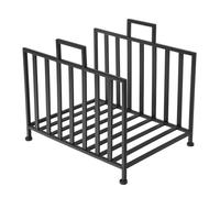 Range-bûches Ambiance Metal gris époxy