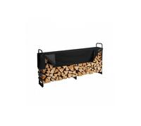 Range Bûches Extérieur 259x36x117 cm Abri Bois de Chauffage avec Couverture Imperméable 600D Oxford Porte-bûches pour Cheminée Sup
