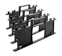 Range câble pour prolongateur de Jardin - Noir - Zenitech (Lot de 4)