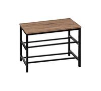 5five Banc range-chaussures Aliaj 2 niveaux 63 cm Noir