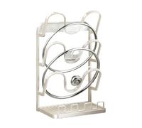 Range-Couvercles De Casserole | Stand Pour Ustensiles De Cuisine À 3 Niveaux Antirouille Avec Gain D'Espace - Porte-Couvercles Pendant La Cuisson - Pour Dortoir Camping-Car Maison Restaurant Armoire