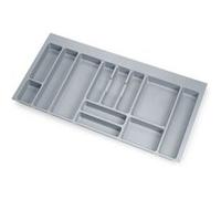 Emuca Range-couverts Optima M100 8332321 - plastique gris recoupable 936x482 mm