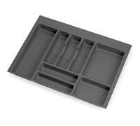 Emuca Range-couverts Concept-Vertex plastique gris 700 mm profondeur 500 mm panneau 16 mm