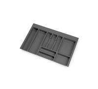 Range-couvert pour tiroir Concept-Vertex - plastique - gris - 800 mm EMUCA