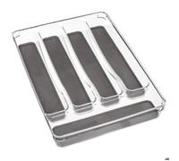 Paris Prix Range-couverts Five Secret de Gourmet 5 compartiments 32 cm Gris