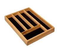 FIVE Simply Smart Range-couverts Blackbamboo 5 compartiments 34 cm Naturel/Noir