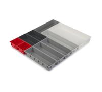 Range-couverts DUO BLOX 851676, set de 10 pc, variable, gris, plastique, Joseph Joseph