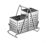 Range Couverts Panier Égouttoir Acier Inoxydable Organisateur Ustensiles Cuisine 13x21.5cm(Cutlery Holder)