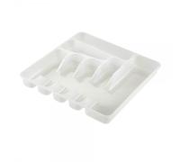 keeeper Range-couverts Pablo insert de tiroir - 7 compartiments - 39,5×37×5 cm - Transparent