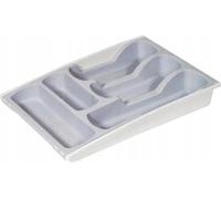 Range-couverts / Range-couverts - Insert pour tiroir - Extensible - 50 cm - Pour tiroir de cuisine - Gris
