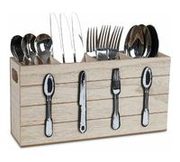 Range-couverts Rustique Bois 4 Compartiments