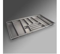 Range-couverts - SOTECH - Orga-Box II - pour tiroir 90 (462×805 mm) - gris argenté - antidérapant