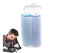 Range-Piles Transparent Boîtier Organisateur Transparent Portable