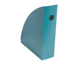 Range-revues bleu indigo Exacompta Mag-Cube dos de 8,2 cm gamme Skandi