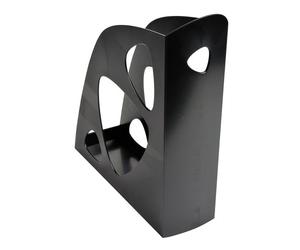 Range-revues Ecomag Exacompta couleur dos de 7,7 cm - noir